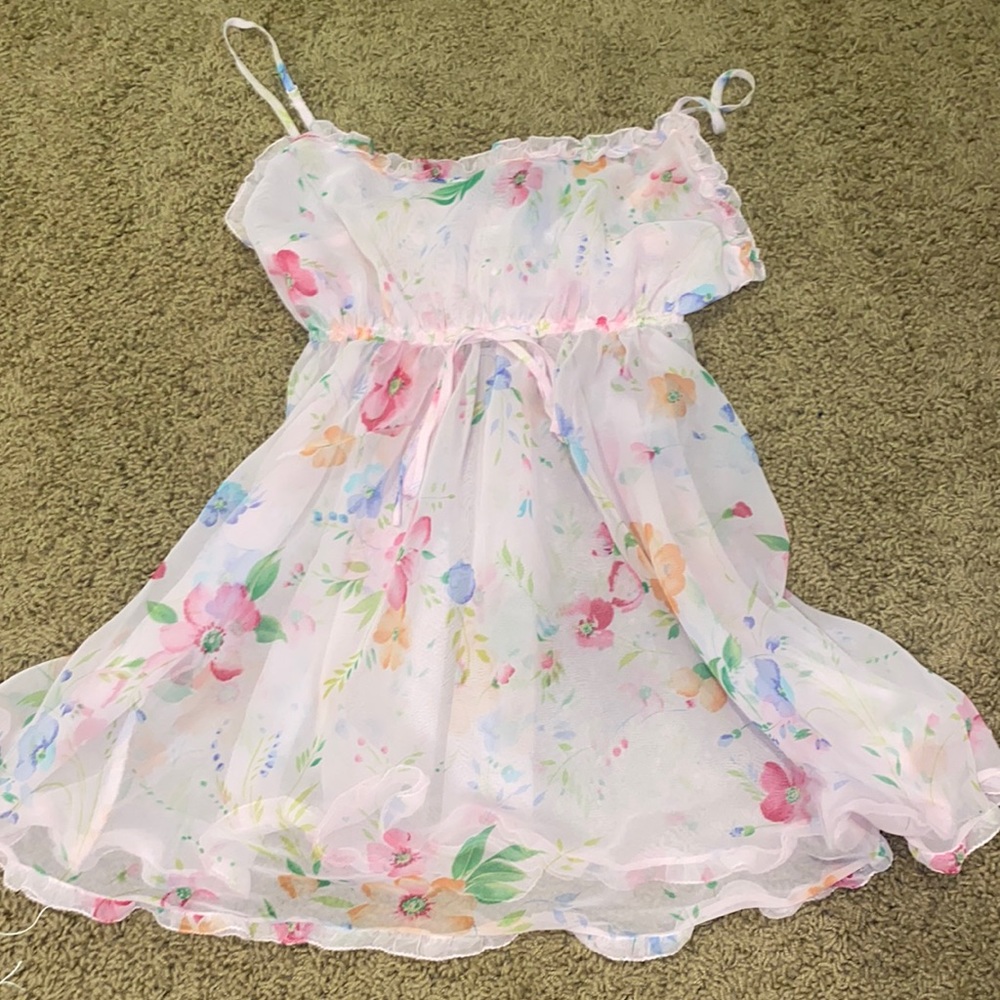 vintage VS milkmaid chiffon slip